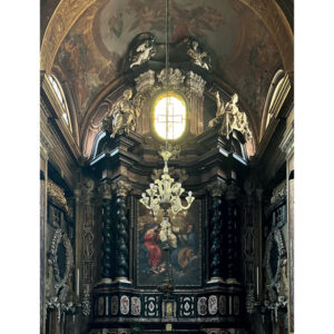 Cappella Buratti o di San Giuseppe, Bologna, chiesa di Santa Maria Lacrimosa degli Alemanni, lato destro del transetto, copertina