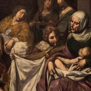 Antonio De Bellis, La Nascita del Santo, 1639 ca., Napoli, chiesa di San Carlo alle Mortelle
