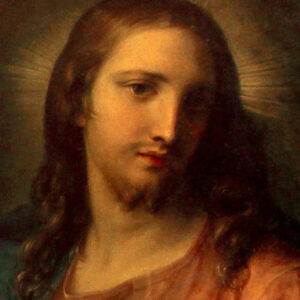 Pompeo Batoni, Sacro Cuore di Gesù, Roma, chiesa del Gesù, 1767, olio su rame