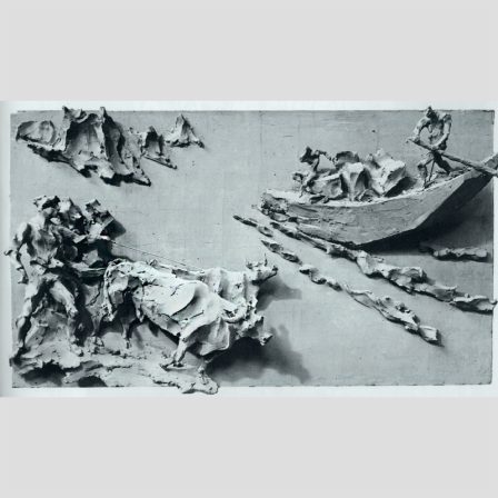 Lucio Fontana, Il Trasporto del Marmo, 1956, disperso