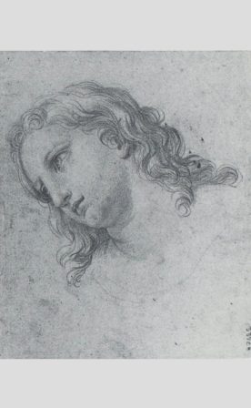 Giacinto Calandrucci, Studio della testa di un angelo, Düsseldorf, Kunstmuseum