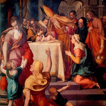 Sebastiano Vini, Purificazione della Vergine, Pistoia, chiesa della SS. Annunziata 6. Bernardino Detti (attribuito), Madonna