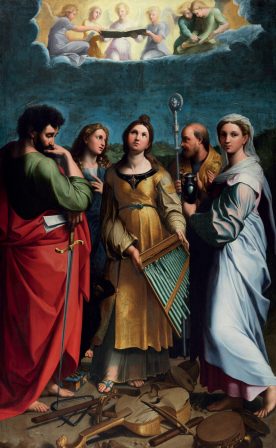 Guido Reni, The Ecstasy of St Cecilia (after Raphael), Dublin, National Gallery of Ireland